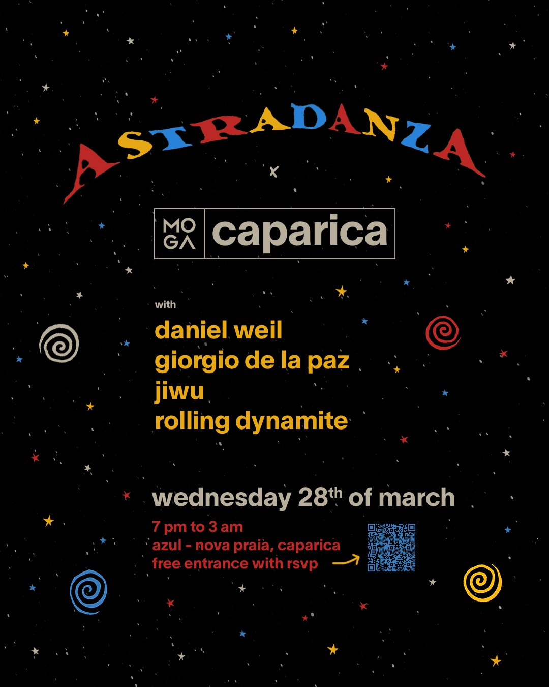 Astradanza poster, May 28th 2025, Caparica