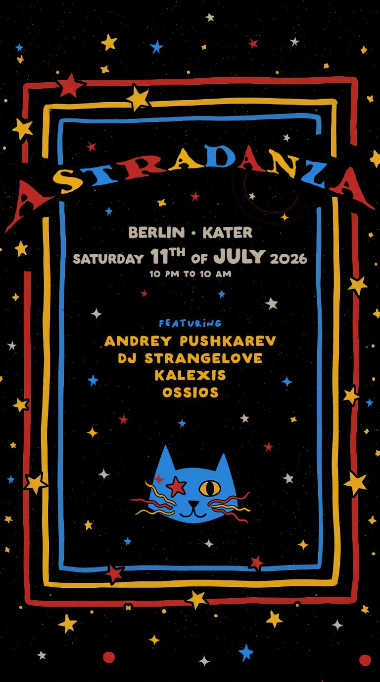 Astradanza poster, Jul. 11th 2026, Berlin
